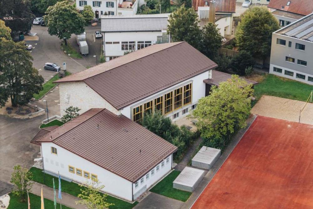 Energetische Sanierung Turnhallengebäude mit Garderoben, Langendorf
